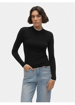 Vero Moda Sweter Flouncy 10299604 Czarny Slim Fit ze sklepu MODIVO w kategorii Swetry damskie - zdjęcie 181039140