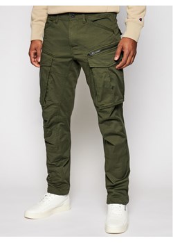 G-Star Raw Spodnie materiałowe Rovic D02190-5126-6059 Zielony Tapered Fit ze sklepu MODIVO w kategorii Spodnie męskie - zdjęcie 181039201