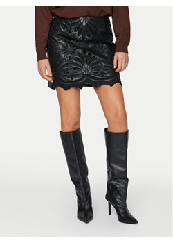 Vila Spódnica z imitacji skóry Paz 14102686 Czarny Slim Fit ze sklepu MODIVO w kategorii Spódnice - zdjęcie 181039314