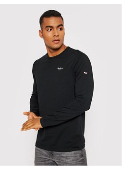 Pepe Jeans Longsleeve Original Basic 2 Long N PM508211 Czarny Slim Fit ze sklepu MODIVO w kategorii T-shirty męskie - zdjęcie 181039593