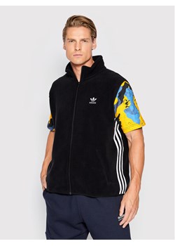 adidas Kamizelka adicolor 3 Stripes HK7392 Czarny Relaxed Fit ze sklepu MODIVO w kategorii Kamizelki męskie - zdjęcie 181039634