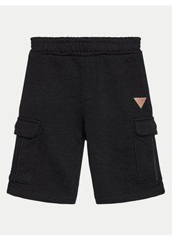 Guess Szorty sportowe L4GD21 KBK32 Czarny Regular Fit ze sklepu MODIVO w kategorii Spodenki chłopięce - zdjęcie 181039682