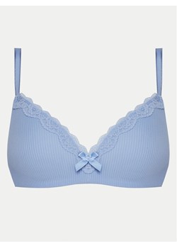 Hunkemöller Biustonosz bezfiszbinowy Lola 301081 Błękitny ze sklepu MODIVO w kategorii Biustonosze - zdjęcie 181039963