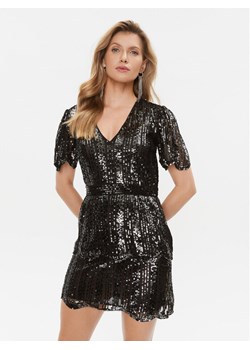 TWINSET Sukienka koktajlowa 232TT2050 Czarny Regular Fit ze sklepu MODIVO w kategorii Sukienki - zdjęcie 181039970