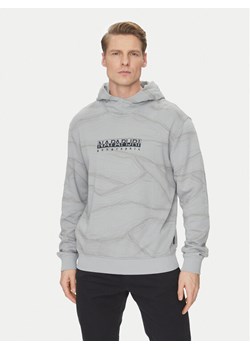 Napapijri Bluza Cellini NP0A4ILR Szary Relaxed Fit ze sklepu MODIVO w kategorii Bluzy męskie - zdjęcie 181040041
