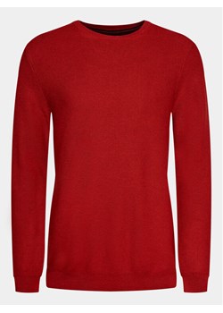 Pierre Cardin Sweter 50600/000/5040 Czerwony Regular Fit ze sklepu MODIVO w kategorii Swetry męskie - zdjęcie 181040123