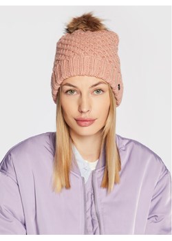 Roxy Czapka ERJHA04015 Różowy ze sklepu MODIVO w kategorii Czapki zimowe damskie - zdjęcie 181040210