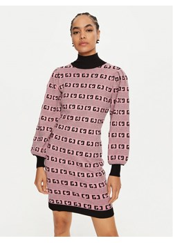 Gaudi Sukienka dzianinowa 421BD13005 Różowy Loose Fit ze sklepu MODIVO w kategorii Sukienki - zdjęcie 181040212
