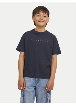 Jack&Jones Junior T-Shirt Star 12237435 Granatowy Relaxed Fit ze sklepu MODIVO w kategorii T-shirty chłopięce - zdjęcie 181040223