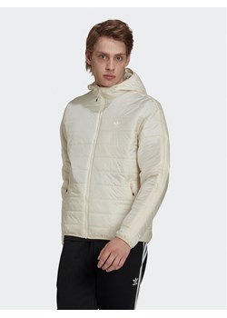 adidas Kurtka puchowa Puffer HL9213 Écru Regular Fit ze sklepu MODIVO w kategorii Kurtki męskie - zdjęcie 181040413