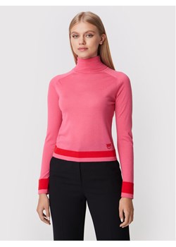Pinko Golf Dolcevita 1G181Z A02M Różowy Regular Fit ze sklepu MODIVO w kategorii Swetry damskie - zdjęcie 181040422