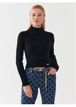 MICHAEL Michael Kors Sweter MF360P26V1 Czarny Slim Fit ze sklepu MODIVO w kategorii Swetry damskie - zdjęcie 181040451