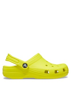 Crocs Klapki Classic Kids Clog T 206990 Żółty ze sklepu MODIVO w kategorii Klapki dziecięce - zdjęcie 181040474