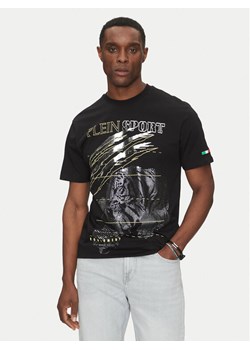 Plein Sport T-Shirt SAEC MTK8006 STE001N Czarny Regular Fit ze sklepu MODIVO w kategorii T-shirty męskie - zdjęcie 181040642
