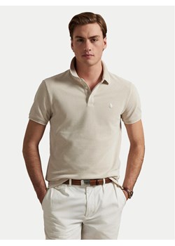 Polo Ralph Lauren Polo 710963494002 Beżowy Custom Slim Fit ze sklepu MODIVO w kategorii T-shirty męskie - zdjęcie 181040681