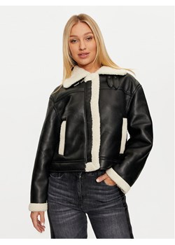 Pieces Kurtka z imitacji skóry Janelle 17141595 Czarny Regular Fit ze sklepu MODIVO w kategorii Kurtki damskie - zdjęcie 181040722