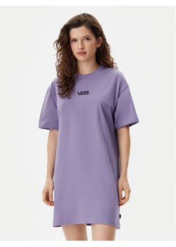 Vans Sukienka codzienna Center Vee VN0A4RU2 Fioletowy Oversize ze sklepu MODIVO w kategorii Sukienki - zdjęcie 181040770