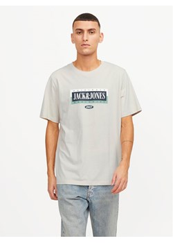 Jack&Jones T-Shirt Cobin 12250411 Szary Standard Fit ze sklepu MODIVO w kategorii T-shirty męskie - zdjęcie 181040784