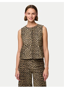Pieces Top Salume 17158200 Brązowy Relaxed Fit ze sklepu MODIVO w kategorii Bluzki damskie - zdjęcie 181040863