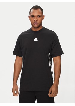 adidas T-Shirt Future Icons 3-Stripes IR9166 Czarny Loose Fit ze sklepu MODIVO w kategorii T-shirty męskie - zdjęcie 181040921