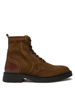 Tommy Hilfiger Kozaki FM0FM05105 Brązowy ze sklepu MODIVO w kategorii Buty zimowe męskie - zdjęcie 181041273