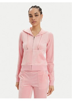 Juicy Couture Bluza Robertson JCAP176 Różowy Slim Fit ze sklepu MODIVO w kategorii Bluzy damskie - zdjęcie 181041371
