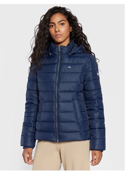 Tommy Jeans Kurtka zimowa Basic DW0DW13741 Granatowy Regular Fit ze sklepu MODIVO w kategorii Kurtki damskie - zdjęcie 181041380