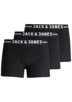Jack&Jones Komplet 3 par bokserek Sense 12081832 Czarny ze sklepu MODIVO w kategorii Majtki męskie - zdjęcie 181041550