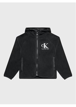 Calvin Klein Jeans Polar IB0IB01443 Czarny Regular Fit ze sklepu MODIVO w kategorii Bluzy chłopięce - zdjęcie 181041613