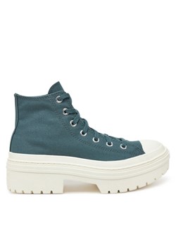 Converse Trampki Chuck Taylor All Star Lugged Heel Platform A10619C Niebieski ze sklepu MODIVO w kategorii Trampki damskie - zdjęcie 181041771