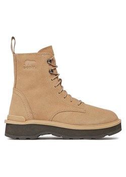 Sorel Botki Hi-Line™ Lace NL4879-262 Brązowy ze sklepu MODIVO w kategorii Workery damskie - zdjęcie 181041783