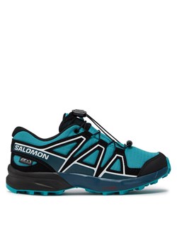 Salomon Buty do biegania Speedcross Waterproof L47457800 Niebieski ze sklepu MODIVO w kategorii Buty trekkingowe dziecięce - zdjęcie 181041890