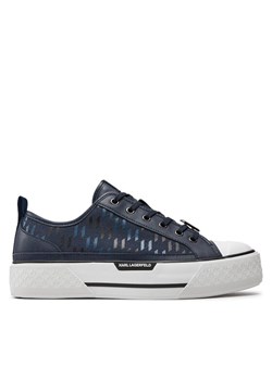 KARL LAGERFELD Trampki KL50424 Granatowy ze sklepu MODIVO w kategorii Trampki męskie - zdjęcie 181041903