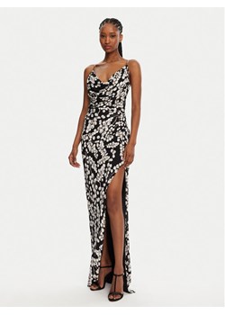 Balmain Sukienka wieczorowa DF0RN195JJ33 Czarny Regular Fit ze sklepu MODIVO w kategorii Sukienki - zdjęcie 181041954