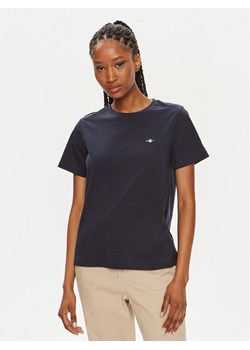 Gant T-Shirt Shield 4200200 Granatowy Regular Fit ze sklepu MODIVO w kategorii Bluzki damskie - zdjęcie 181042072
