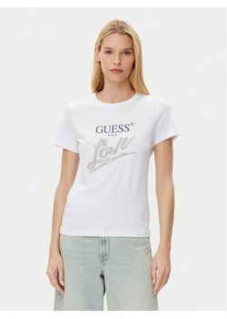Guess T-Shirt W5GI05 I3Z14 Biały Regular Fit ze sklepu MODIVO w kategorii Bluzki damskie - zdjęcie 181042080