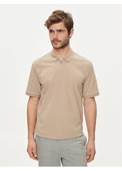 Jack&Jones Polo Mac 12249324 Beżowy Standard Fit ze sklepu MODIVO w kategorii T-shirty męskie - zdjęcie 181042163
