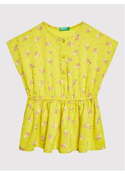 United Colors Of Benetton Sukienka letnia 49RUGV008 Zielony Regular Fit ze sklepu MODIVO w kategorii Sukienki niemowlęce - zdjęcie 181042221