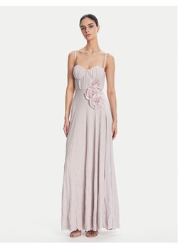 Elisabetta Franchi Sukienka wieczorowa ABR2252E2 544 Fioletowy Regular Fit ze sklepu MODIVO w kategorii Sukienki - zdjęcie 181042253