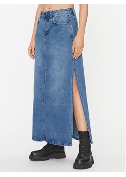 Noisy May Spódnica jeansowa Elisa 27028449 Niebieski Regular Fit ze sklepu MODIVO w kategorii Spódnice - zdjęcie 181042463