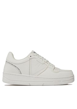 Guess Sneakersy Ancona Low FMPANC LAC12 Biały ze sklepu MODIVO w kategorii Buty sportowe męskie - zdjęcie 181042512