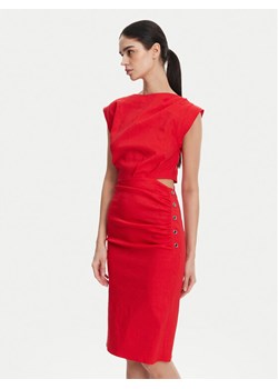 PINKO Sukienka koktajlowa 104955 A0IM Czerwony Regular Fit - id: 0000305098382 - marki Pinko - 181042713 PINKO Sukienka koktajlowa 104955 A0IM Czerwony Regular Fit ze sklepu MODIVO w kategorii Sukienki - zdjęcie 181042713