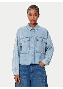 Weekend Max Mara Koszula jeansowa Zemira 2515111151 Niebieski Boxy Fit ze sklepu MODIVO w kategorii Koszule damskie - zdjęcie 181042802