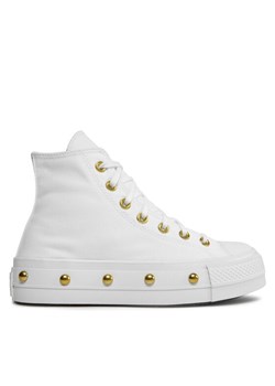 Converse Trampki Chuck Taylor All Star Lift Platform Star Studded A06787C Biały ze sklepu MODIVO w kategorii Trampki damskie - zdjęcie 181042981