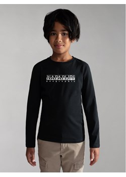 Napapijri Bluzka S-Box NP0A4GNI D Czarny Regular Fit ze sklepu MODIVO w kategorii T-shirty chłopięce - zdjęcie 181042991