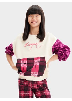Desigual Bluza 23WGSK10 Écru Regular Fit ze sklepu MODIVO w kategorii Bluzy damskie - zdjęcie 181042993