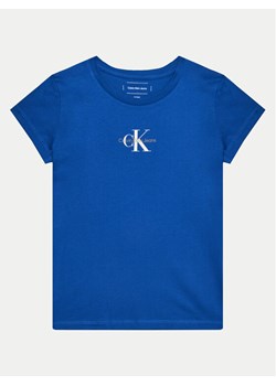 Calvin Klein Jeans T-Shirt IG0IG01470 Niebieski Slim Fit ze sklepu MODIVO w kategorii T-shirty chłopięce - zdjęcie 181043070
