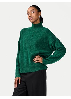 YAS Golf Balis 26030703 Zielony Relaxed Fit ze sklepu MODIVO w kategorii Swetry damskie - zdjęcie 181043344