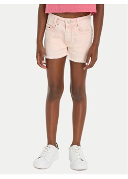 Tommy Hilfiger Szorty jeansowe Harper KG0KG07918 Różowy Relaxed Fit ze sklepu MODIVO w kategorii Spodenki dziewczęce - zdjęcie 181043453