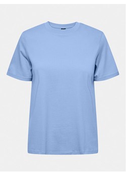 Pieces T-Shirt Ria 17086970 Niebieski Regular Fit ze sklepu MODIVO w kategorii Bluzki damskie - zdjęcie 181043674
